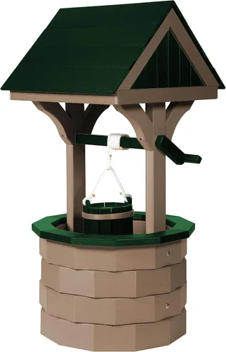 Vista 30 de Pequeño madera de poli madera de abedul y marrón deseando bien