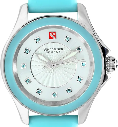 Vista 4 de Arbon Collection - Reloj para mujer con banda intercambiable de silicona de acero inoxidable