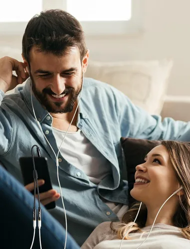 Vista 3 de JSAUX Divisor de auriculares para 2 auriculares, divisor de 0.1 in