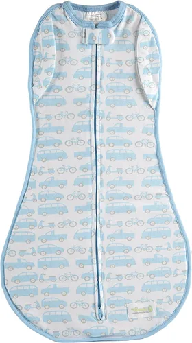 Vista 3 de Saco de bebé Woombie, convertible, fácil de usar, opción natural de abrazo, elástico, abrazable, tela transpirable