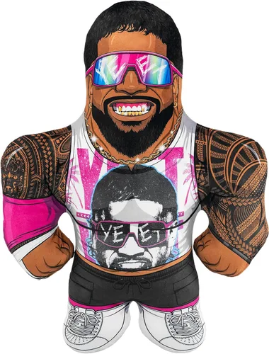 Vista 35 de Bleacher Creatures WWE Hulk Hogan 24" Bleacher Buddy - Muñeco de Peluche Suave