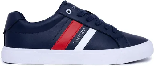 Vista 2 de Nautica Zapatos casuales para hombre, mocasines clásicos con cordones, tenis de moda, en tamaños medianos y anchos