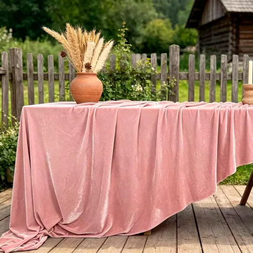 Vista 5 de Mantel de terciopelo, lujoso y elegante mantel rectangular de 54 pulgadas en hermoso color negro para bodas, fiestas, baby showers y eventos