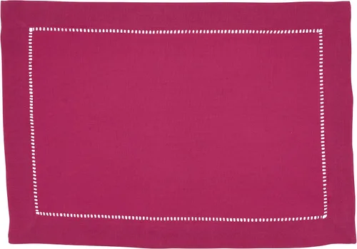 Vista 114 de SARO LIFESTYLE Servilleta de cóctel con borde cosido (juego de 12), negro, 6"x6