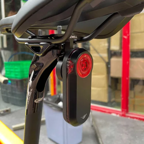 Vista 3 de Soporte para asiento de sillín de bicicleta para Garmin Varia RTL515, compatible con Garmin Varia RVR315, apto para asiento de arco de cualquier