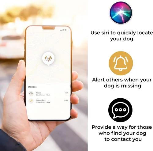 Vista 6 de Collar para Perro Pup Culture AirTag Collar Protector y Duradero para AirTag de Perro - Rastrea a Tu Mascota Usando la Tecnología Apple AirTag