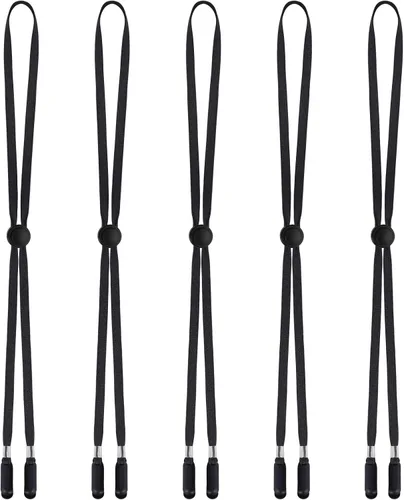 Vista 13 de Sucrain 5 clips ajustables para sombrero, cordón de barbilla para golf, pesca, navegación