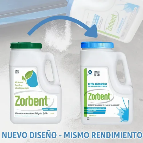 Vista 2 de Kit para derrames de líquidos 16 veces más absorbente que la arcilla, grado comercial, para vómito, orina, aceite, polvo absorbente para todos
