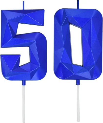 Vista 190 de DERVENTA Vela Grande de Cumpleaños Número 3D Verde Luminoso de 3.7 Pulgadas Celebración de Fiesta Aniversario Decoración Adorno para Pastel 1 Pieza