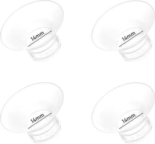 Vista 20 de 4 piezas de insertos de brida de 0.51 pulgadas compatibles con Momcozy M9/M6/M5/V1 Pro/V2 Pro/S12 Pro/S9 Pro, para piezas de repuesto de extractor