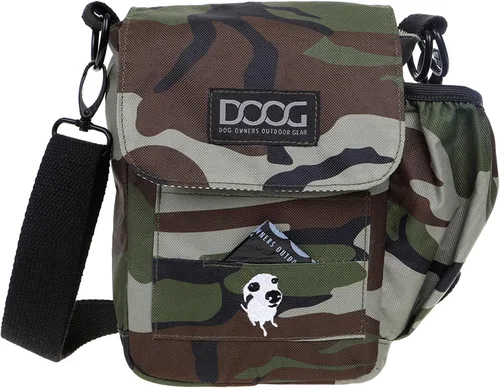 Vista 10 de Bolso DOOG Walkie - Bolsa de golosinas para perros ajustable con compartimentos para bolsas de excrementos y botellas de agua - Ajuste cómodo