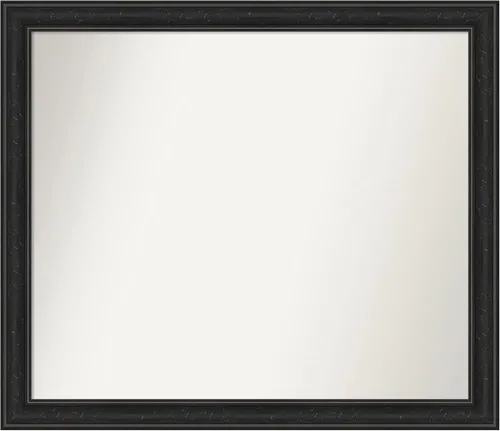 Vista 56 de Amanti Art Espejo personalizado, gran espejo de baño estrecho, espejo de pared o espejo de tocador de baño sobre el fregadero (24 x 24 pulgadas)
