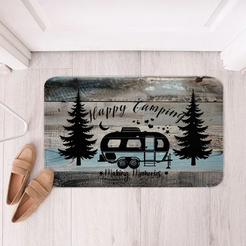 Vista 12 de Tapete de baño de mármol azul, para mujeres y niñas, decoración de arte abstracto, lavable a máquina, tapete de baño para baño, dormitorio, bañera