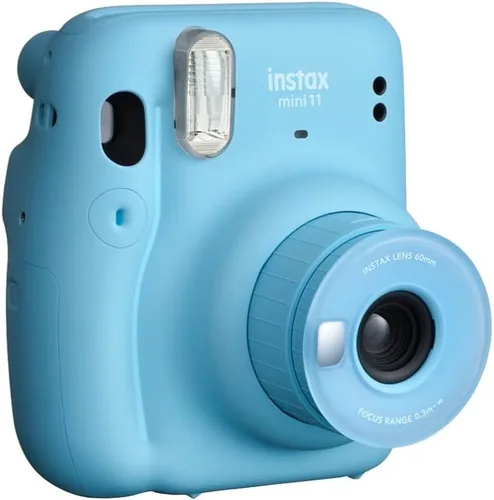 Vista 4 de Fujifilm Instax Mini 11 Blue Holiday Bundle 2022