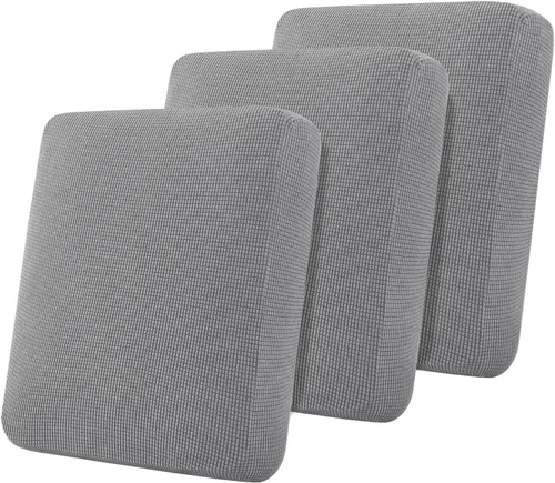 Vista 65 de Flamingo P Funda de cojín elástica de alta estiramiento para asiento de sofá, protector de muebles para sofá, funda de sofá suave y flexible
