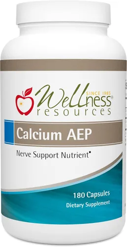 Vista 6 de Wellness Resources Calcio AEP - Suplemento de apoyo nervioso para protección celular, longevidad, salud de la membrana celular y soporte de la vaina
