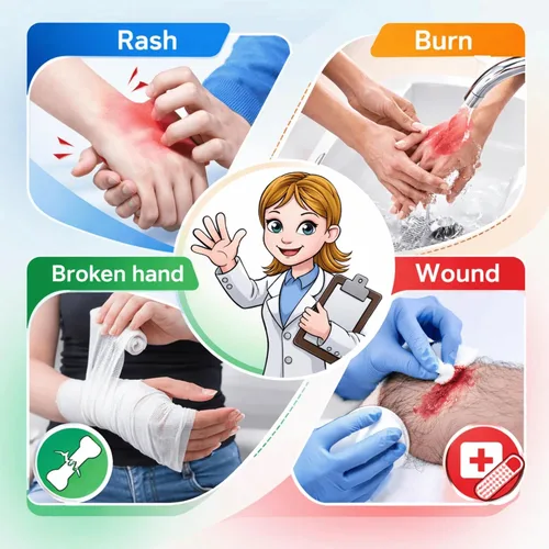 Vista 7 de UpGoing Fundas Impermeables para Yeso de Mano para Ducha y Baño, Protector de Muñeca Hermético Reutilizable para Adultos, Bolsa de Manga de Vendaje