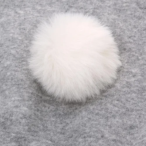 Vista 4 de famuka Body unisex de conejo para bebé, ropa cálida para bebés, disfraz de conejo para niños pequeños, 0-24 meses