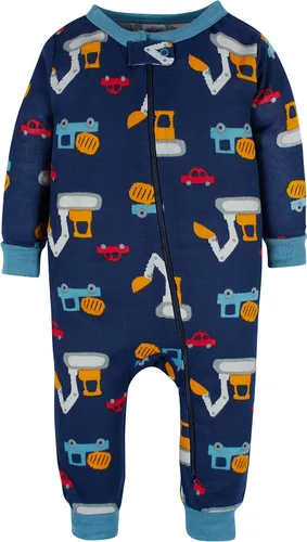 Vista 2 de Onesies Brand Pijama de algodón de una sola pieza de ajuste cómodo para bebés niños (3 unidades)