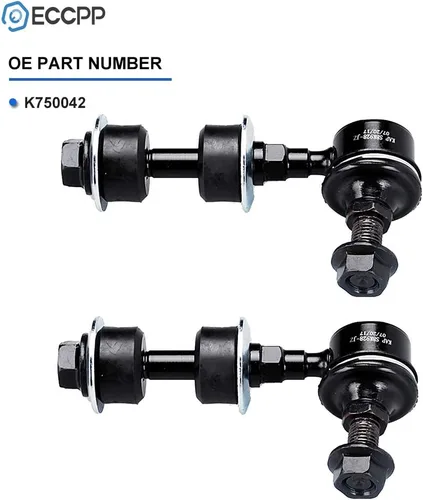 Vista 2 de ECCPP Enlaces de extremo de barra estabilizadora delantera 1999 2000 2001 2002 2003 2004 para Chevrolet Tracker 1999 2000 2001 2002 2003 2004