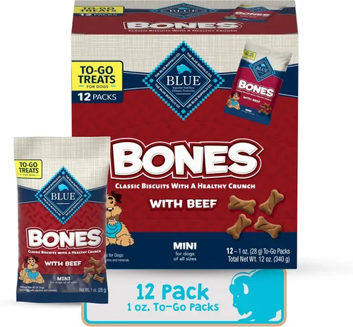 Vista 30 de Blue Buffalo Health Bars Galletas para Perros Crujientes, Horneadas al Horno con Ingredientes Naturales, Calabaza y Canela, Bolsa de 16 onzas