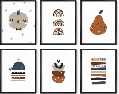 Vista 17 de HAUS AND HUES Citas inspiradoras para niños (marco beige, inspiradoras, 8 pulgadas de largo x 10 de ancho)