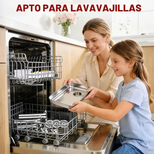 Vista 7 de FavorKit Accesorio para molinillo de alimentos de acero inoxidable para mezcladores KitchenAid, procesador de carne apto para lavavajillas, incluye