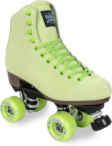 Vista 13 de Sure-Grip Boardwalk - Patines de ruedas unisex para exteriores con botas de cuero retro y ruedas 82A