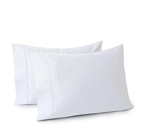 Vista 69 de Juego de 2 fundas de almohada 100% de algodón egipcio, fundas de almohada refrescantes de 400 hilos, fundas de almohada suaves y transpirables