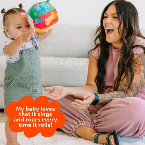 Vista 6 de Move2Play, Pelota de Bebé Divertidísima e Interactiva con Música y Efectos de Sonido Regalo de Primer Cumpleaños Juguete para Niños Pequeños