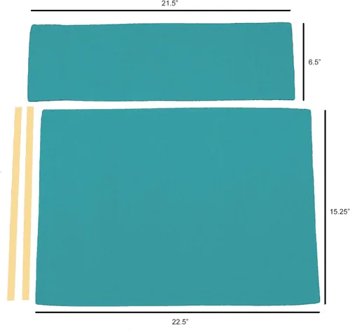Vista 2 de Sunbrella - Funda de repuesto para silla de directores (palo plano) (Aruba)