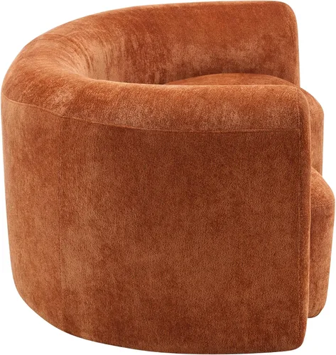 Vista 8 de Christopher Knight Home Sofá cama curvado de 87.8 pulgadas, sofá modular de 3 plazas con asiento profundo, tela de felpilla tapizada, cómodo sofá