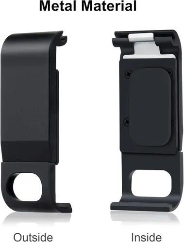 Vista 6 de GEPULY Carcasa de esqueleto con protección lateral abierta con USB de aluminio Pass Through Cubierta de puerta lateral para GoPro Hero 9 10 11 12 13