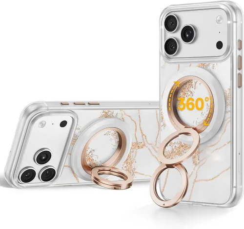 Vista 13 de SYNCWIRE Soporte magnético para anillo de teléfono, para soporte MagSafe para teléfono 360° Rotation, Double-Sided Magnet, Cell Phone Grip Finger