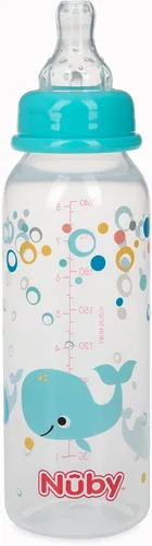 Vista 9 de Nuby - Botella impresa antiderrames, 1 paquete de 1 botella, 8 onzas, los colores pueden variar