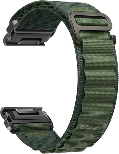 Vista 17 de Correas de reloj Quickfit de 1.024 in compatibles con Garmin Fenix 8 2.008 in 7x 6x Pro Tactix 7 Pro 5x Plus Enduro 3 2, Alpine Loop correas