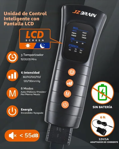 Vista 4 de Botas de compresión, masajeador de compresión de piernas completas