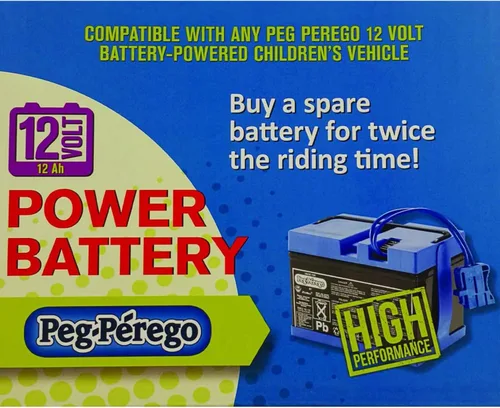 Vista 4 de Batería Peg Perego de 12 V (paquete de envío directo)