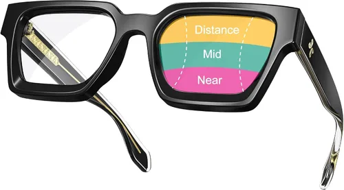 Vista 6 de VISOONE Oversized Progressive Readers with Anti-Blue Light and UV400 RIVER