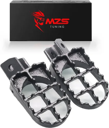 Vista 18 de MZS Estriberas para Moto de Cross, 2001-2018 Estribo de Motocicleta Adventure MX Pedal CNC Naranja Compatible con Modelos 65 85 125 150 200 250 300