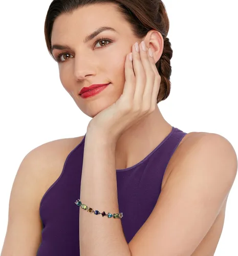 Vista 2 de Pulsera de piedras múltiples Ross-Simons de 18,50 qt. t. en plata de ley, no conocido, 2016472
