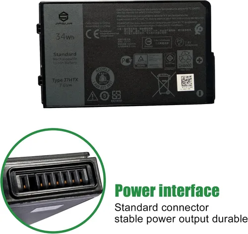Vista 3 de J7HTX 451-BCDH - Batería de repuesto para laptop Dell Latitude 7202 7212 7220 Rugged Extreme Tablet T03H T03H002 T03H T03H003 Series 02JT7D 2JT7D
