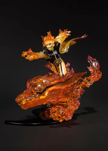 Vista 3 de TAMASHII NATIONS - Naruto Shippuden - Naruto Uzumaki -Kurama- Relación KIZUNA FiguartsZERO Figura Coleccionable Naruto Shipudden Kizuna Relación 6