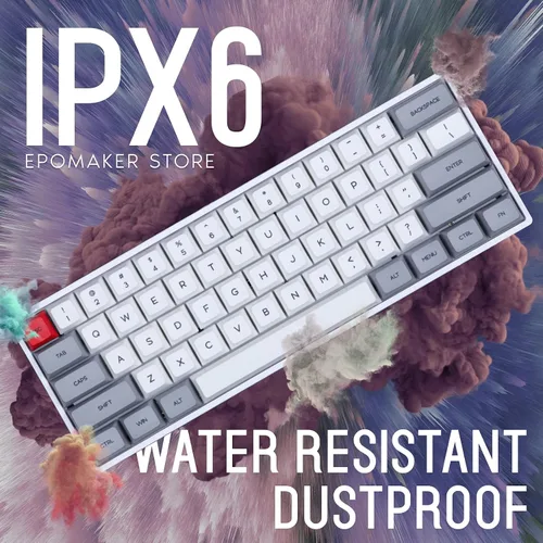 Vista 4 de Teclado mecánico de teclas intercambiables con retroiluminación RGB NKRO IP6X impermeable cable tipo C para WinMacJugar SKYLOONG SK61 61 de EPOMAKER
