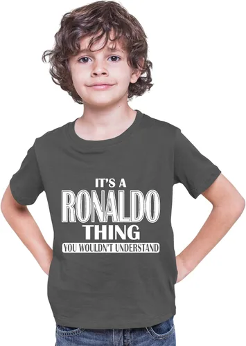Vista 5 de Go All Out Camiseta Youth It's A Ronaldo Thing You Wouldn't Understand