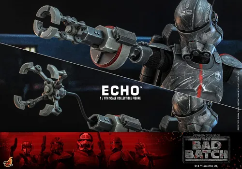 Vista 14 de Hot Toys 1:6 Echo - Star Wars: The Bad Batch, Negro
