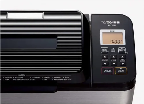 Vista 2 de Zojirushi BB-PDC20BA Home Bakery Virtuoso Plus panificadora de pan, pan de 2 libras