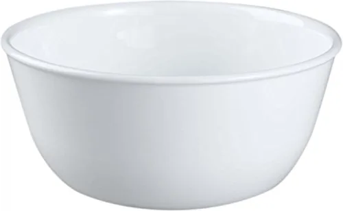 Vista 11 de Corelle 3125 Vitrelle Tazón de Cereales de Vidrio Winter Frost, Blanco, 18 oz, Paquete de 6