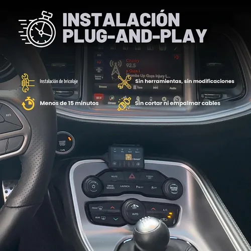 Vista 7 de PEDAL COMMANDER Controlador de acelerador compatible con Dodge Challenger 2008-2023, Plug-and-Play, 4 modos de conducción, 36 ajustes, antirrobo