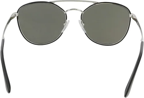 Vista 4 de Prada PR63TS - Gafas de sol 1AB2B0-55 - Marco negro, espejo gris claro plateado PR63TS-1AB2B0-55